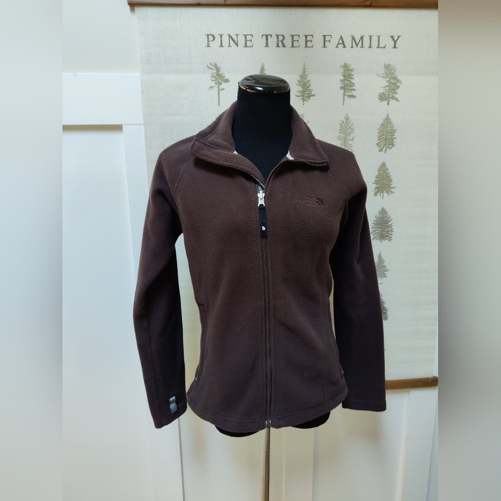 The North Face Women’s Brown Full-Zip Fleece Jacket Size Small